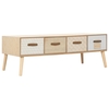 Becrux 4 Drawers Different Designs Solid Pinewood Coffee Table