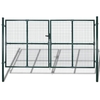 Becrux Double Door Fence Gate Powder-Coated Steel
