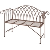 Becrux Esschert Design Metal Old English Style Garden Bench