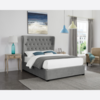 Belgravia Fabric Ottoman Storage Bed Frame (Bed Size: Super King,  Colour: Grey)