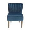 Bella Crushed Velvet Chair - Various Colours Available (Colour: Steele Grey)