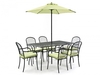 Bentley Rectangular Dining Set & Free Parasol