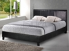 Berlin Black Faux Leather Bed