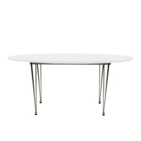 Bobby Oval Extending Dining Table 6-10 Seater