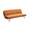 Brighton Velvet Sofa Bed - Various Colours Available (Colour: Pink)