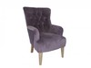 Bristol Soft Velvet Mystic Lavender Buttoned Back Armchair