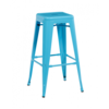 Bronx Blue Metal Bar Stools (Number Of Stools: 4)