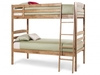 Brooke Honey Oak Wooden Bunk Bed