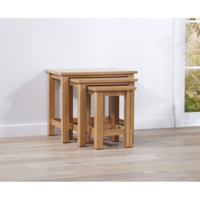 Cambridge Oak Nest Tables - 3 Piece