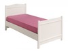 Camille White Lacquered Single Bed