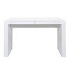 Cana Desk High White Gloss with Drawers