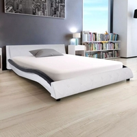 Capella White Wave Double Bed