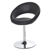 Caspian Dining Chair Black Faux Leather (Single)
