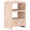 Castor Tropical Hardwood Bedside Table