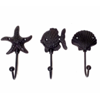 Coastal Hooks - Set of 3
