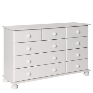 Copenhagen 9 Drawer Chest White