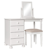 Copenhagen Single Dressing Table White