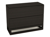 Cordoba Dark Wenge Large 2 Drawer Bedside
