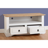 Corona TV Unit - White/Pine