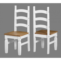 Corona White Dining Chair (Pair)