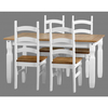 Corona White Dining Set