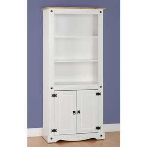 Corona White Display Bookcase