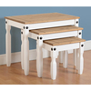Corona White Nest of Tables