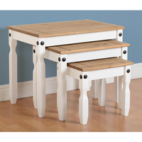 Corona White Nest of Tables