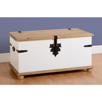 Corona White Single Storage Chest