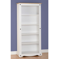 Corona White Tall Bookcase