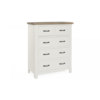 Cranmore White Painted Pine Tall Chest