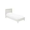 Crystalle Single Bed (Bed Colour: White)
