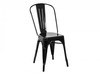 Cube Black Metal Powder Coated Set of 4 Dining Chairs