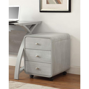 Curve 3 Drawer Pedestal Grey
