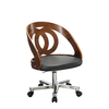 Curve Walnut Office Chair