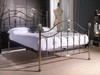 Cygnus Chrome Bed with Crystal Finials
