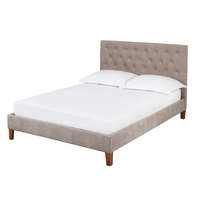 Darcy Mink Bed Frame Double & King Size (Bed Size: Double)
