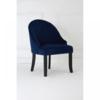 Denby Blue Velvet Accent Chair