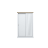 Devon 2 Door Sliding Wardrobe (Colour: White)