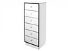 Digne Mirrored 6 Drawer Narrow Chest