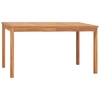 Elnath Hand Crafted Garden Dining Table Solid Teak Wood - 140cm