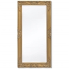 Elnath Rectangular Wall Mirror Baroque Style 100x50 cm Gold