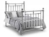 Empress Chrome Finish Metal Bed