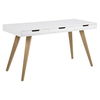 Estelle Scandinavian Style Desk White & Ash