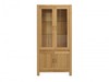 Ethan Oak 4 Door Glass Display Cabinet