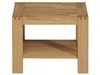 Ethan Oak Bedside Table with Shelf