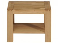 Ethan Oak Bedside Table with Shelf