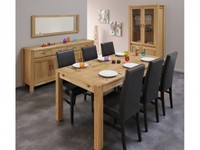 Ethan Oak Fixed Top Dining Table