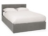 Evelyn Fabric Grey Ottoman Bed