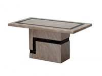 Felix Cream & Brown Marble Coffee Table